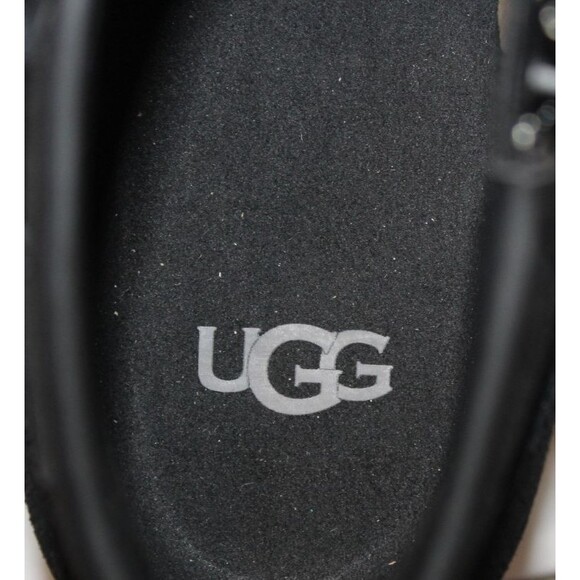 UGG WOMEN'S ULTRA‎ MINI CITYFUNC SUEDE ZIP PLATFORM BOOTS NEW! BLACK - Picture 6 of 6